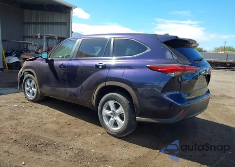 2023 Toyota Highlander Platinum/Xse from USA, damaged, VIN 5TDKDRAHXPS509722